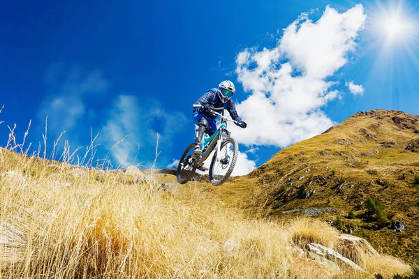 Descent Mtb High Mountains — Stock Photo, Image