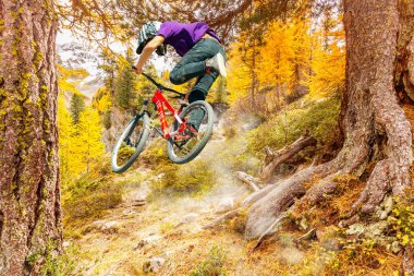 sonbaharda Mtb ile iniş