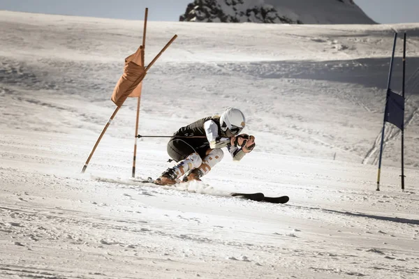 Athlete Special Slalom Competition — Stock Photo, Image