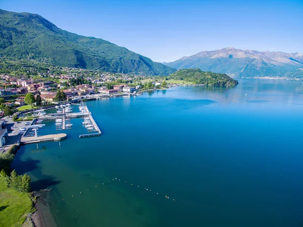 Aerea Lago Como Colico — Foto Stock