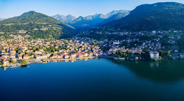 Gravedona Lago Como Italia Vista Aérea — Foto de Stock