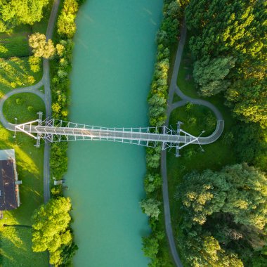 Sondrio - Valtellina (BT) - döngüsü ve Adda Nehri üzerinde yaya yürüme yolu