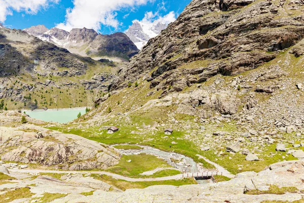 Valmalenco Ponte All Ingresso Della Val Poschiavina — Foto Stock