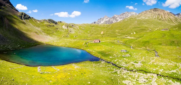 Val Viola Lado Italiano Lago Refúgio — Fotografia de Stock