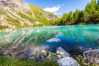 Valmalenco (BT) - Lagazzuolo - 1992 yukarıda deniz seviyesi - Alp sığınak - havadan görünümü
