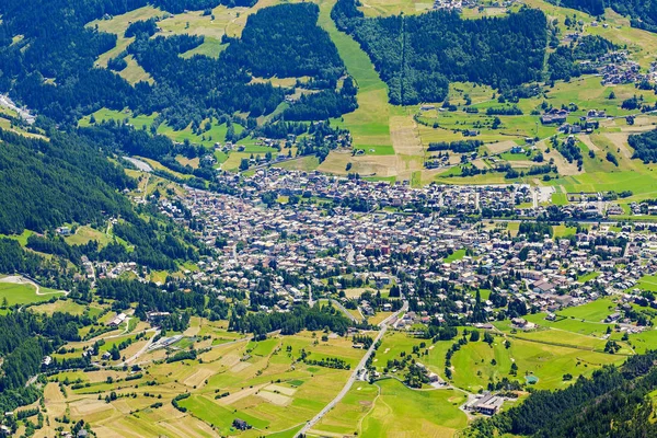 Bormio View Monte Scale — Stock Photo, Image