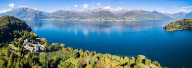 Piona Abbey - San Nicola - Como Gölü (BT) - tarikat - hava genel bakış