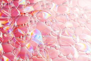 kabarcıklar ile geometrik şekiller - yakın