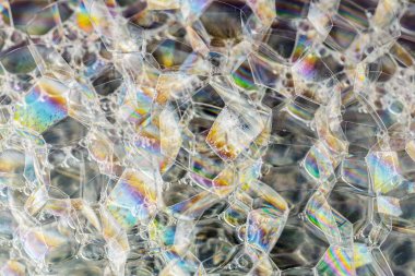 kabarcıklar ile geometrik şekiller - yakın