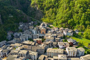 Valtellina (It) - Sirta - Havadan görünüm