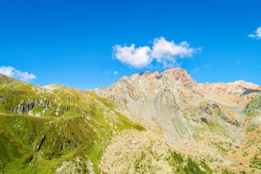 Valtellina (It) - Bosio Refuge de vadinin havadan görünümü