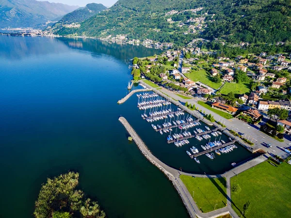 Gera Lario Jezioro Como Wyislet Port Turystyczny — Zdjęcie stockowe