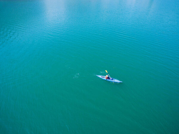 canoe excursion - aerial view