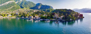 Como Gölü (It) - Tremezzo - Panoramik hava manzarası