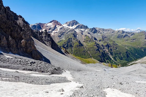 Val Zebr Valtellina Alpini Sığınağı Ndan Vadinin Görünümü — Stok fotoğraf