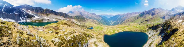 Val Tartano Valtellina Lagos Porciles Vista Aérea — Foto de Stock