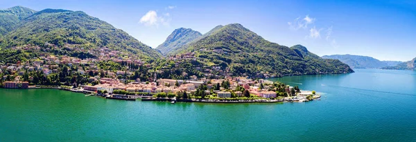 Bellano Lago Como Vista Aérea Panorâmica — Fotografia de Stock