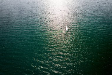 katamaran yelken - panoramik hava görünümü