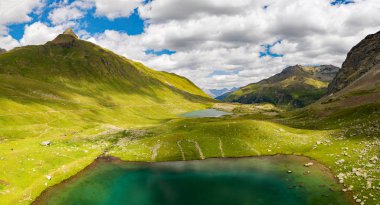 Bormio - Val Viyola Bormina (It) - göletlerin havadan görünümü