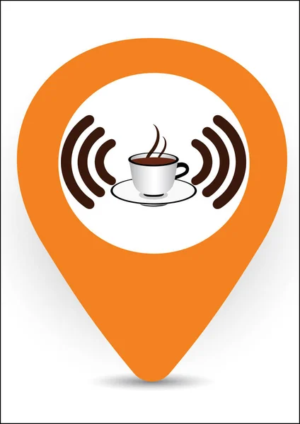 Kaffee Zone Ikone Neueste Business Ikone — Stockvektor