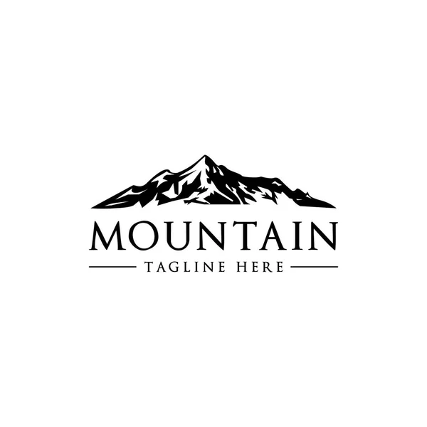 Concepto Diseño Logo Aventura Montaña — Vector de stock