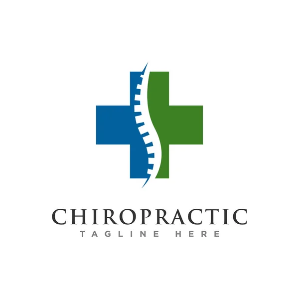 chiropractic logo tasarım vektörü