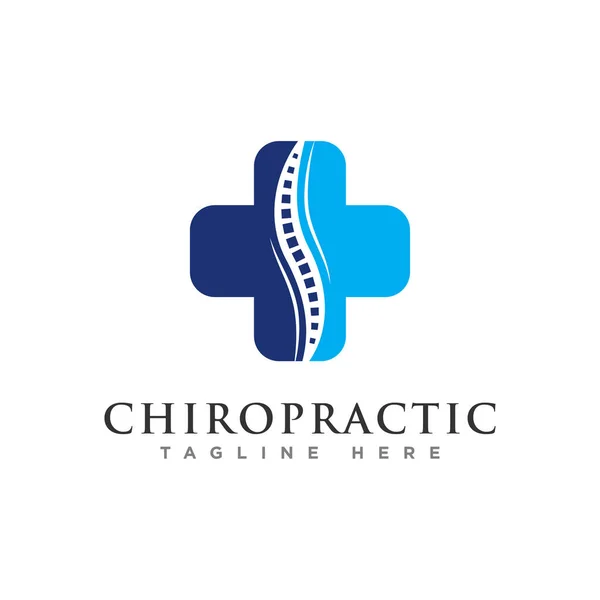 chiropractic logo tasarım vektörü