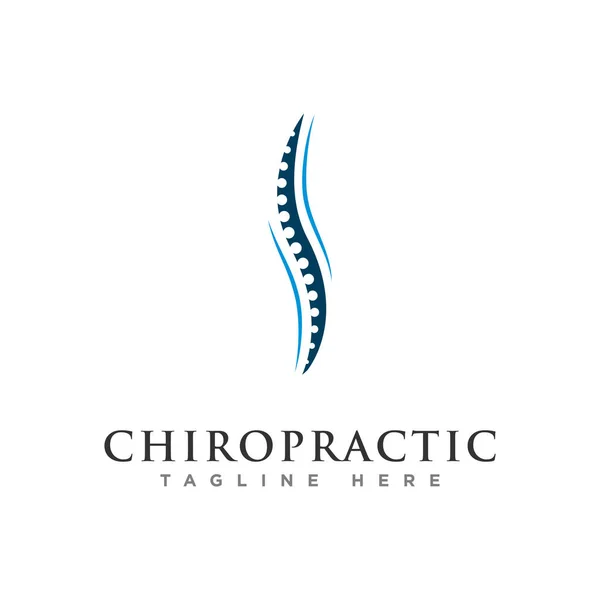 chiropractic logo tasarım vektörü