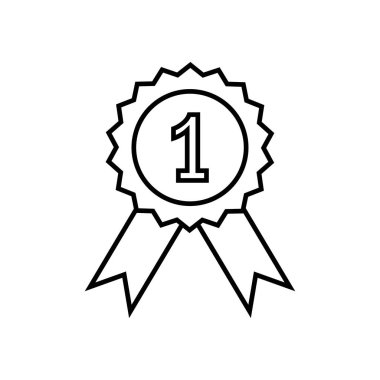 madalyon, ödül simgesi tasarım vektörü