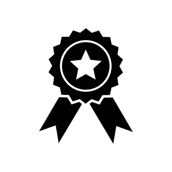 Medallón Premio Icono Diseño Vector — Archivo Imágenes Vectoriales