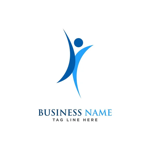 insanlar bakım logo tasarım vektör