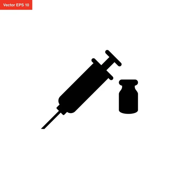şırınga simgesi tasarım vektörü