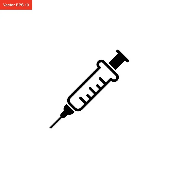 şırınga simgesi tasarım vektörü