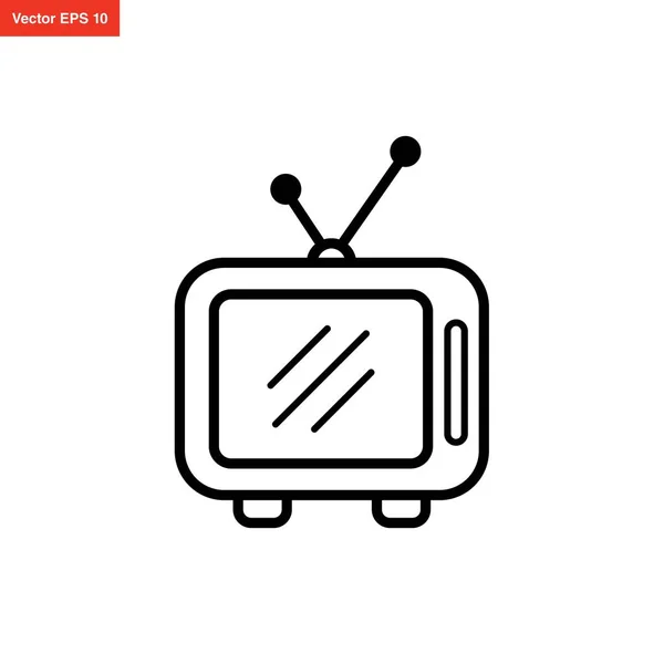 Televizyon simge vektör tasarımı