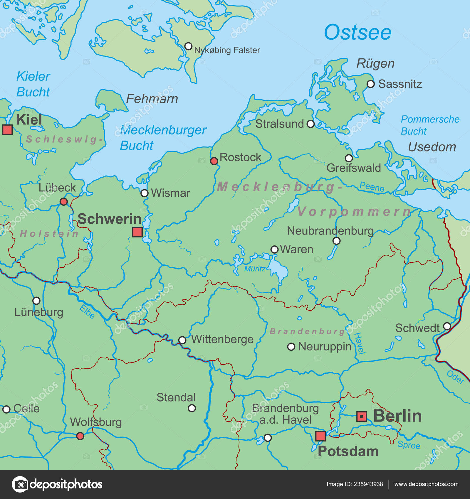 Ostsee Deutschland Karte