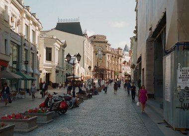 Moskova, Kuznetsky most, kaldırım taşı