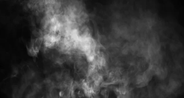 Fog Smoke Isolated Special Effect White Cloudiness Mist Smog Background — Stock Photo, Image