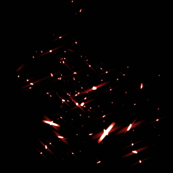Toz Izole Makro Parçacıklarının Metin Veya Film Efekti Için Arka — Stok fotoğraf