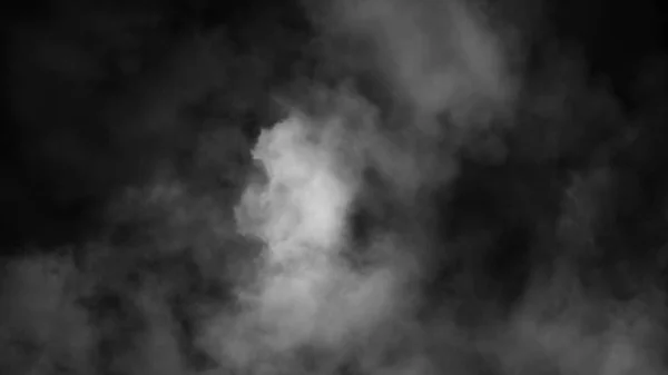 Absztrakt Lila Füst Köd Köd Fekete Háttér Textúra Design Elem — Stock Fotó