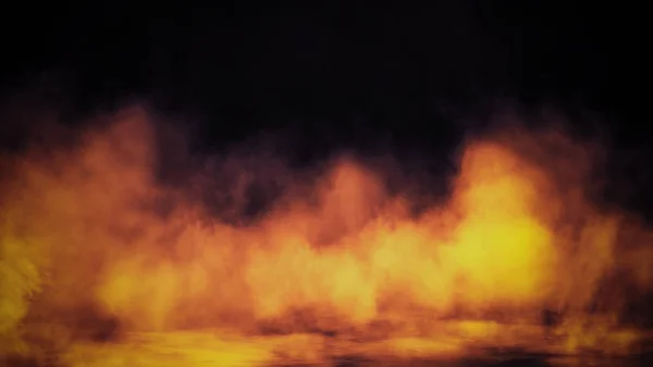 Abstract Paars Rook Mist Mist Een Zwarte Achtergrond Het Patroon — Stockfoto