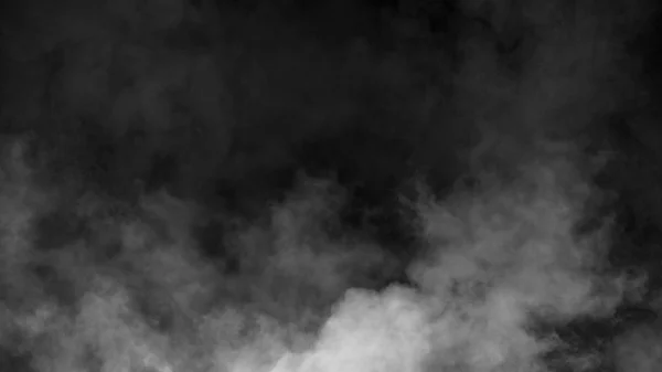 Brume Fumée Violette Abstraite Brouillard Sur Fond Noir Texture Élément — Photo