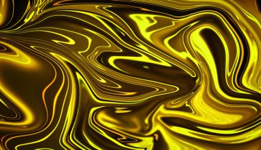 Sanat ve baskılar oluşturmak için soyut altın llquid girdap deseni.