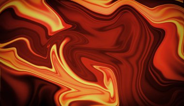 Kaos grafik renkli sanat sıvı soyut dalga deseni. Dijital arka plan.