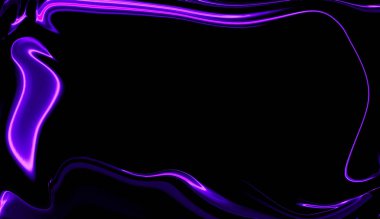 Sıvı soyut dalga sınır çerçeve psychedelic kaos grafik sanatları ile. Dijital doku arka plan.