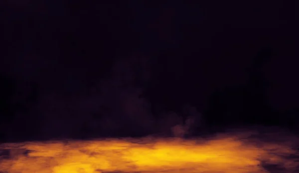 Absztrakt Tűz Füst Emeleten Fényhatás Világítás Spotlighting Textúra Matricák — Stock Fotó