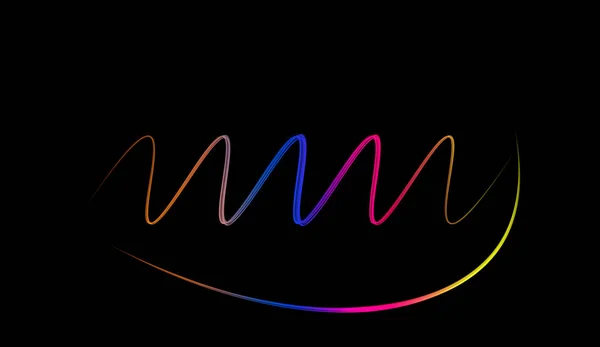 Colorful digital line . Speaking sound wave lines. Design element.