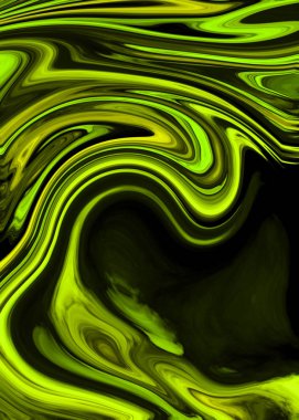 Sanat ve baskılar oluşturmak için soyut sarı llquid girdap deseni.