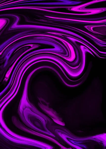 Abstract Purple Llquid Swirl Pattern Creating Artworks Prints — Stock Photo, Image