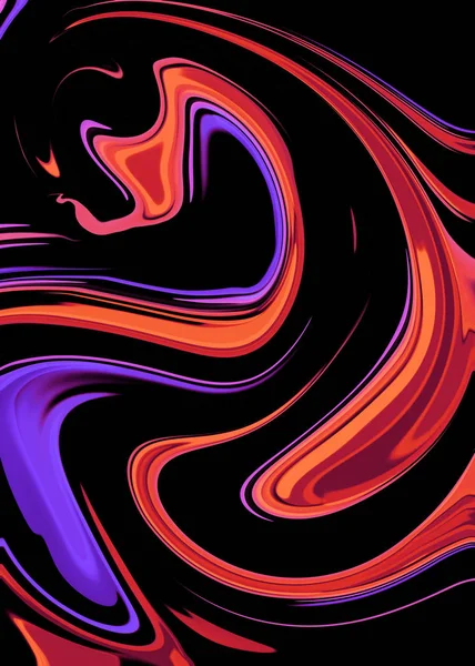 Abstract cyberpunk swirl background. Liquid digital texture background