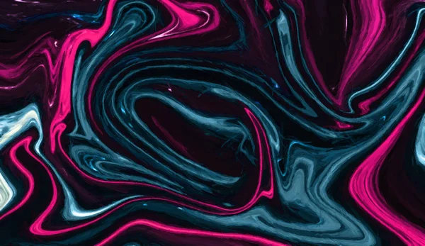 Acrílico Aceite Artístico Colorido Patrón Onda Líquida Fondo Arte Psicodélico —  Fotos de Stock